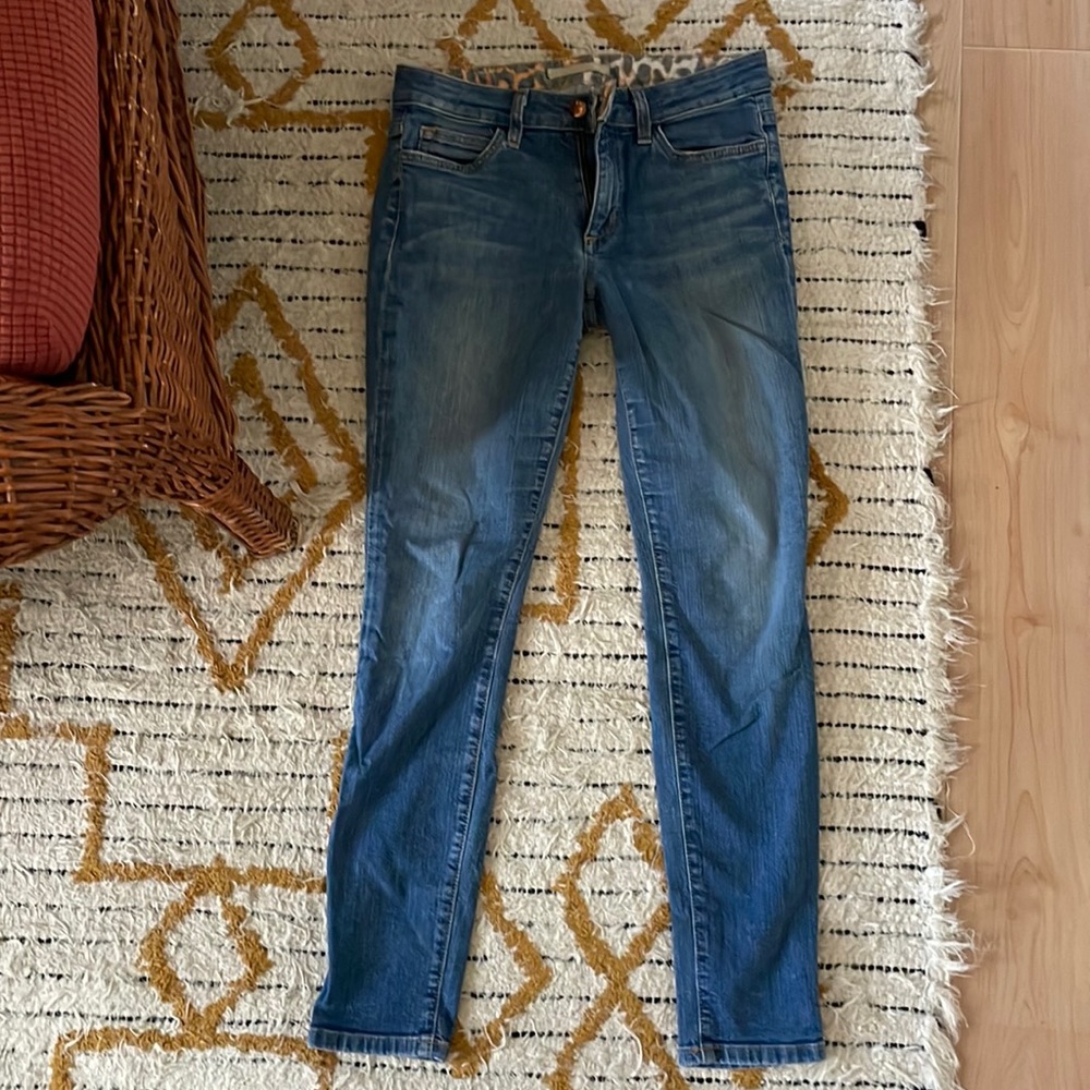 Joes Jeans Wild Collection Womens Slim Leg Crop Jeans Mid Rise Size 26